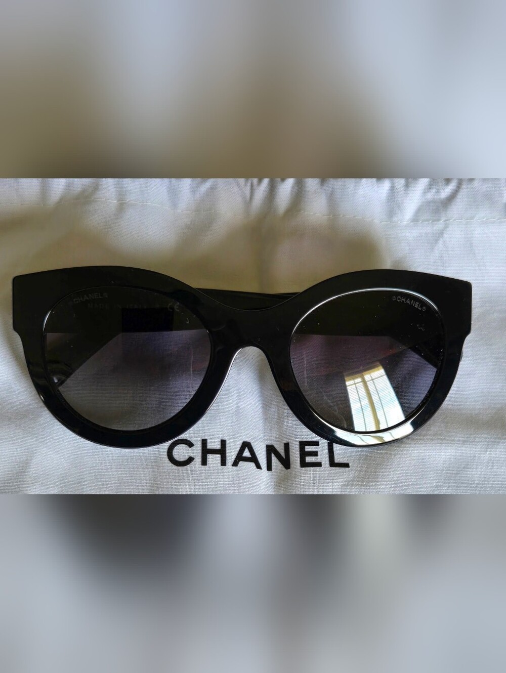 Chanel Crystal Embellished Sunglasses CH5420-B c.501/s6 Stunning!